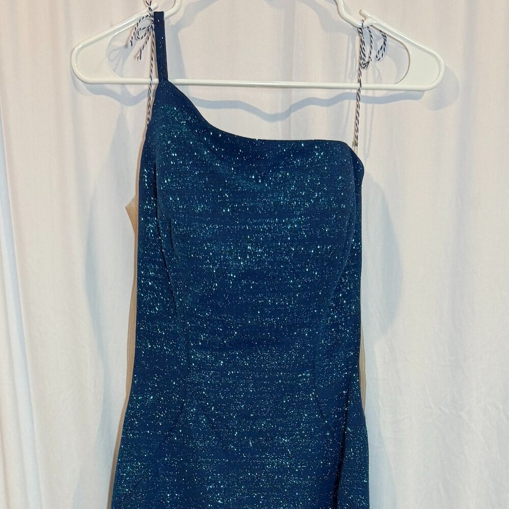 Jovani Teal Prom Dress - Size 8